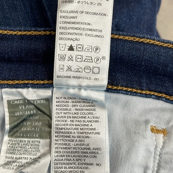 Levis 311 Shaping Skinny Jeans Maui View Blue Dark Wash Stretch Denim Red Tab 29 - Picture 9 of 12